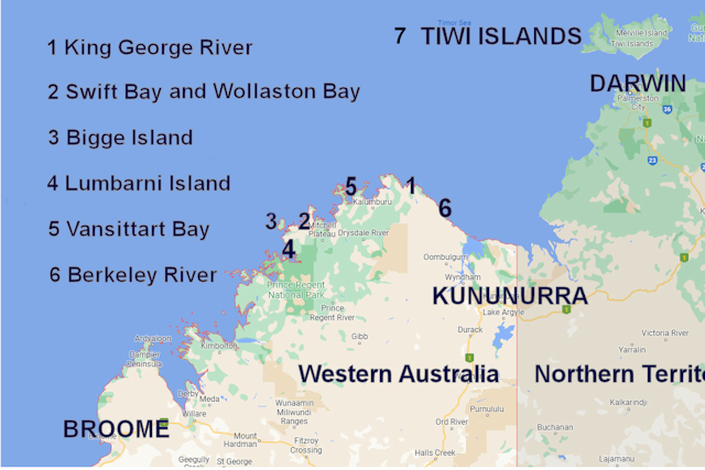 Map of Visits