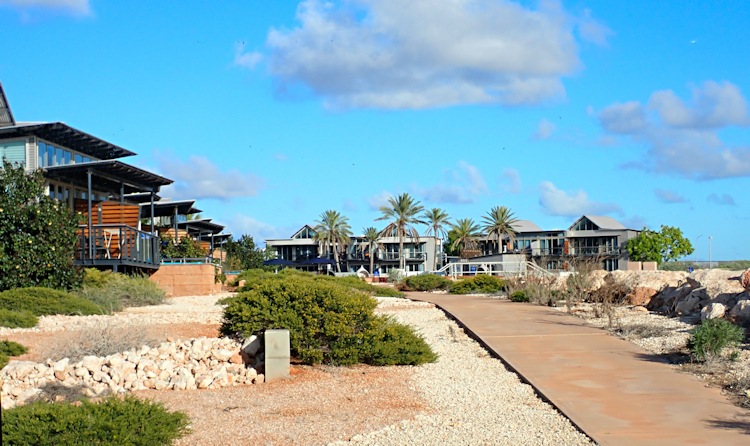 Houses near the Exmouth Marina, Western Australia